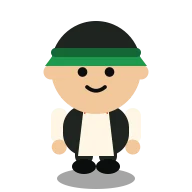 Ace, a casino regular in a green dealer's visor