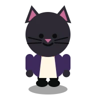 Nyx, the black cat