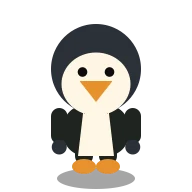Penny, the penguin pit boss